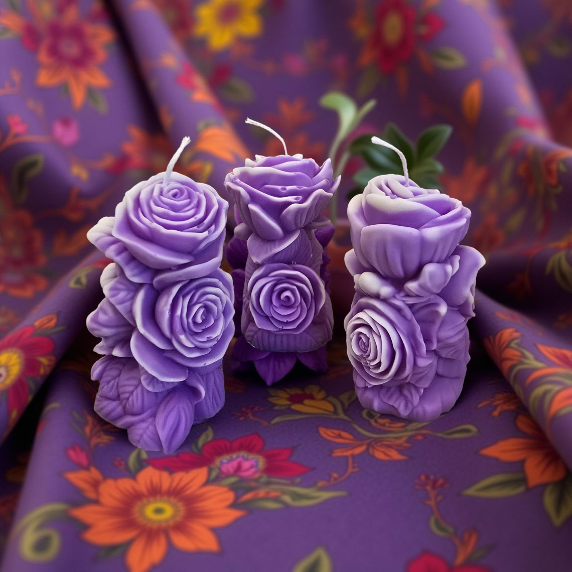 Flower Vintage Candles