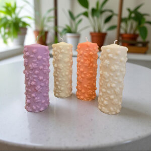 Pillar Flower Candles